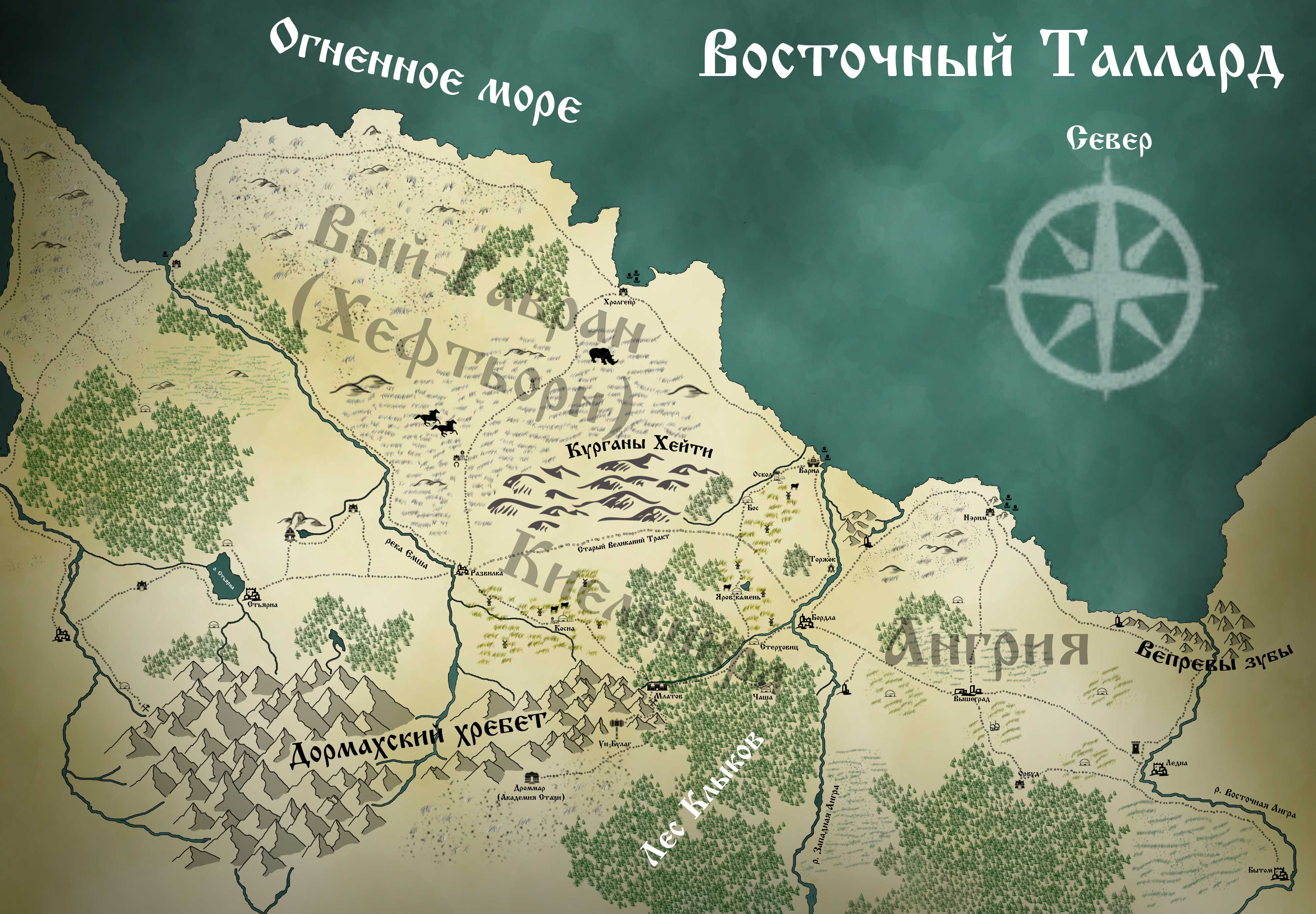 Карта Киельниры